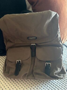 Baggallini Brown Travel Backpack with Front Pockets